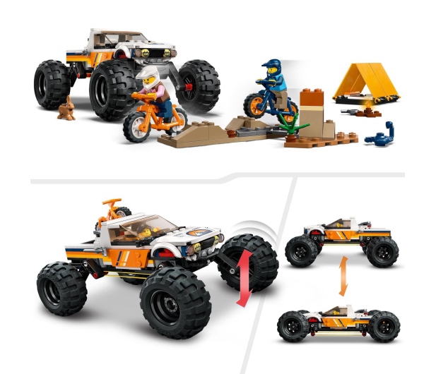 LEGO City 60387 Przygody samochodem terenowym z napędem 4x4 - 1091244 - zdjęcie 5